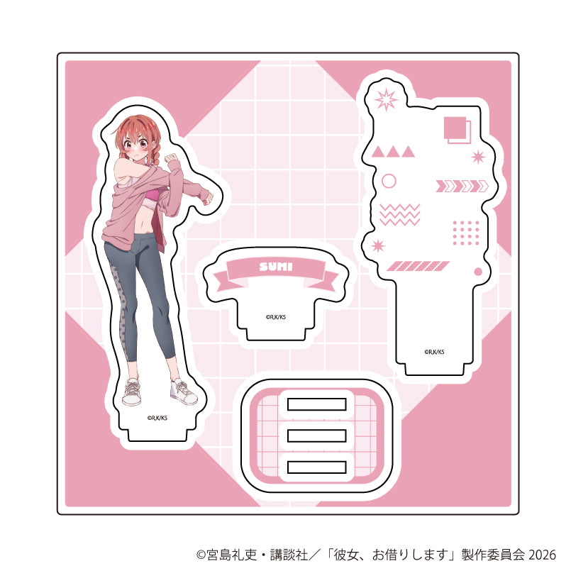 アクリルスタンドプレート「TVアニメ『彼女、お借りします』」24/七海麻美 サイバーネオンver.(描き下ろしイラスト) 画像 5 | AniSmile