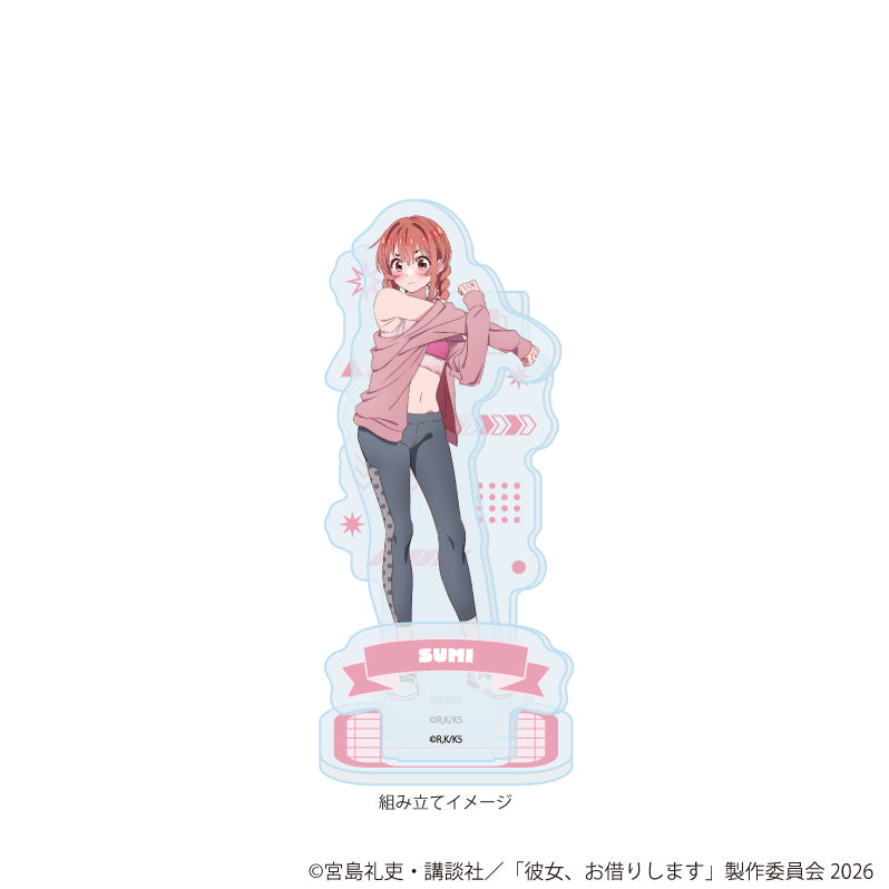 アクリルスタンドプレート「TVアニメ『彼女、お借りします』」21/桜沢 墨 トレーニングウェアver.(描き下ろしイラスト) 画像 2 | AniSmile