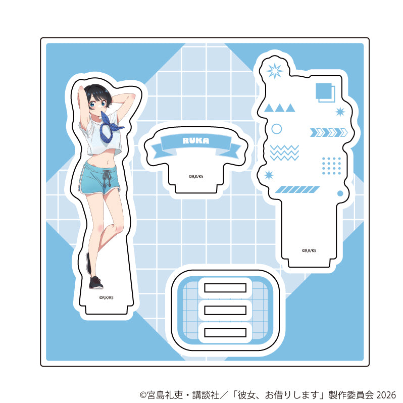 アクリルスタンドプレート「TVアニメ『彼女、お借りします』」20/更科瑠夏 トレーニングウェアver.(描き下ろしイラスト) - 公式商品画像 | AniSmile