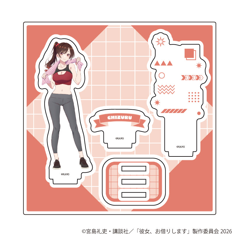 アクリルスタンドプレート「TVアニメ『彼女、お借りします』」18/水原千鶴 トレーニングウェアver.(描き下ろしイラスト) - 公式商品画像 | AniSmile
