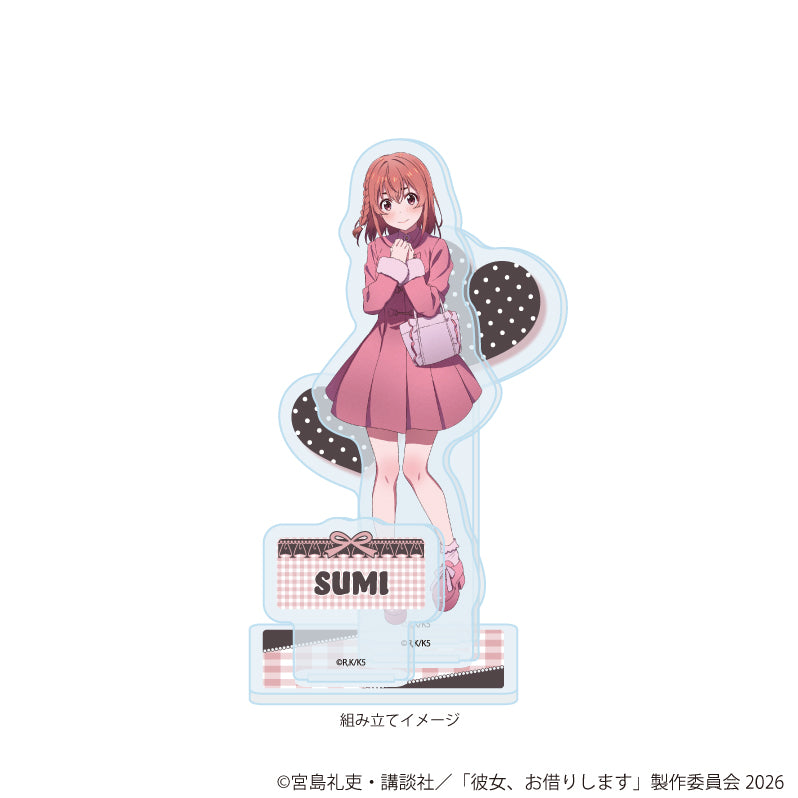 アクリルスタンドプレート「TVアニメ『彼女、お借りします』」17/桜沢 墨 デートver.(描き下ろしイラスト) 画像 2 | AniSmile