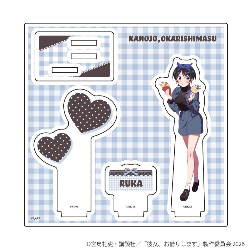 アクリルスタンドプレート「TVアニメ『彼女、お借りします』」16/更科瑠夏 デートver.(描き下ろしイラスト) - 公式商品画像 | AniSmile