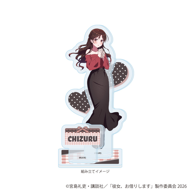 アクリルスタンドプレート「TVアニメ『彼女、お借りします』」14/水原千鶴 デートver.(描き下ろしイラスト) 画像 2 | AniSmile