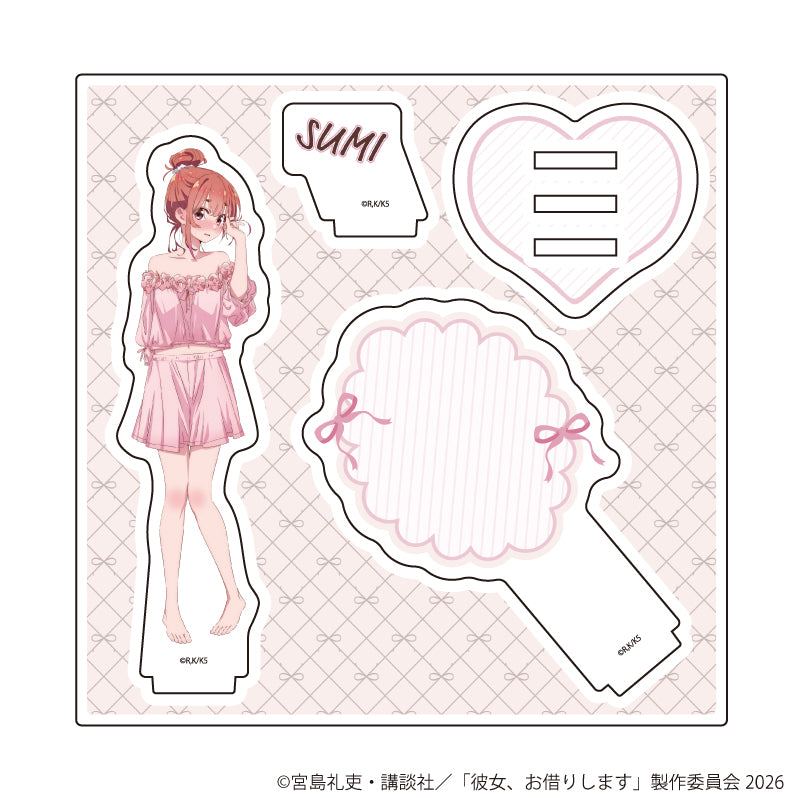 アクリルスタンドプレート「TVアニメ『彼女、お借りします』」12/桜沢 墨 へそチラver.(描き下ろしイラスト) - 公式商品画像 | AniSmile