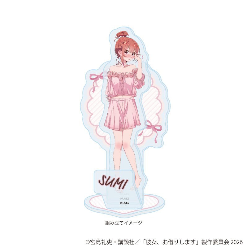 アクリルスタンドプレート「TVアニメ『彼女、お借りします』」12/桜沢 墨 へそチラver.(描き下ろしイラスト) 画像 2 | AniSmile