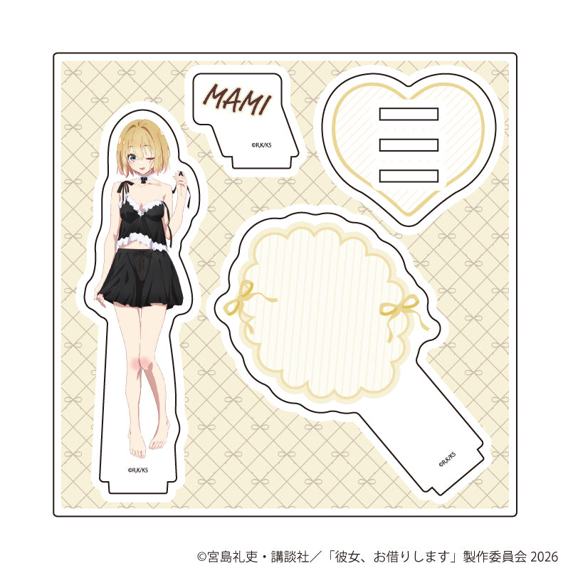 アクリルスタンドプレート「TVアニメ『彼女、お借りします』」10/七海麻美 へそチラver.(描き下ろしイラスト) - 公式商品画像 | AniSmile