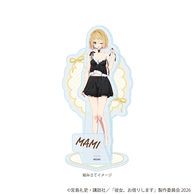 アクリルスタンドプレート「TVアニメ『彼女、お借りします』」10/七海麻美 へそチラver.(描き下ろしイラスト) 画像 2 | AniSmile