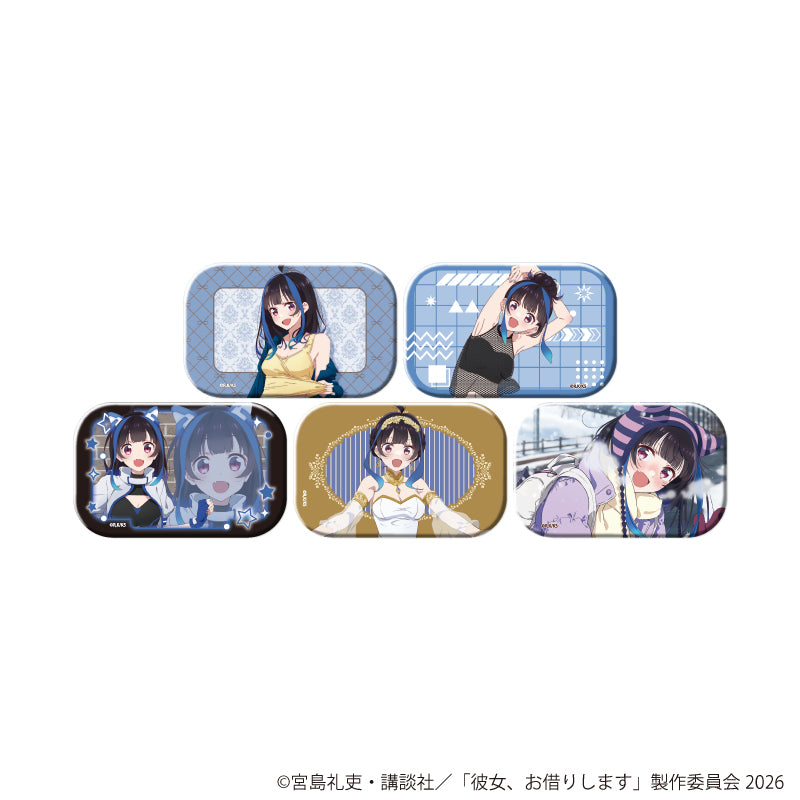 スクエア缶バッジ「TVアニメ『彼女、お借りします』」05/八重森みにセット ブラインド(全5種)(公式&描き下ろしイラスト) - 公式商品画像 | AniSmile