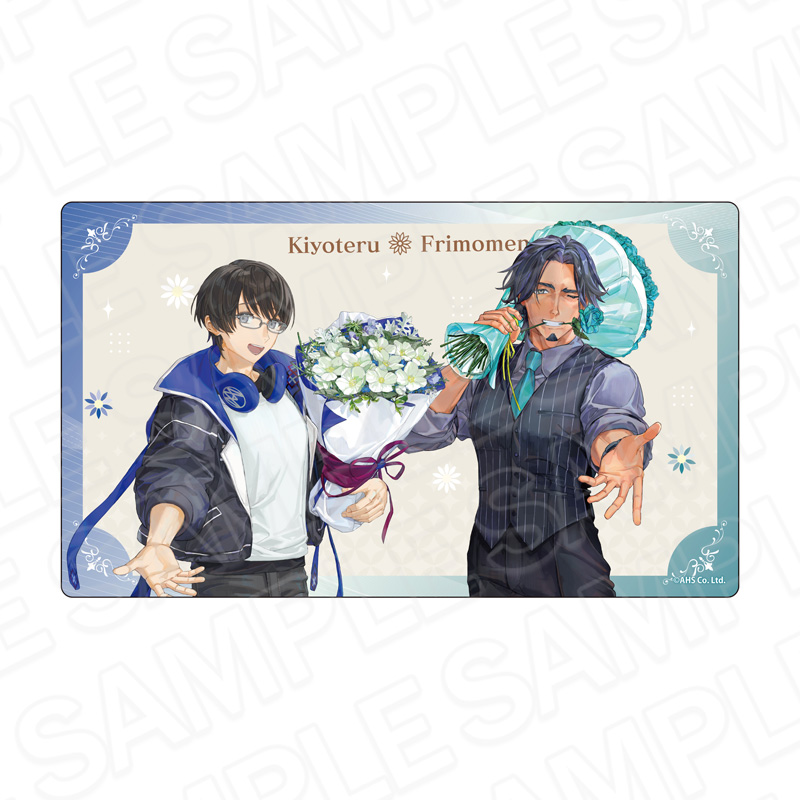 AHSキャラクターズ ラバーデスクマット 氷山キヨテル&フリモメン flower ver. - 公式商品画像 | AniSmile