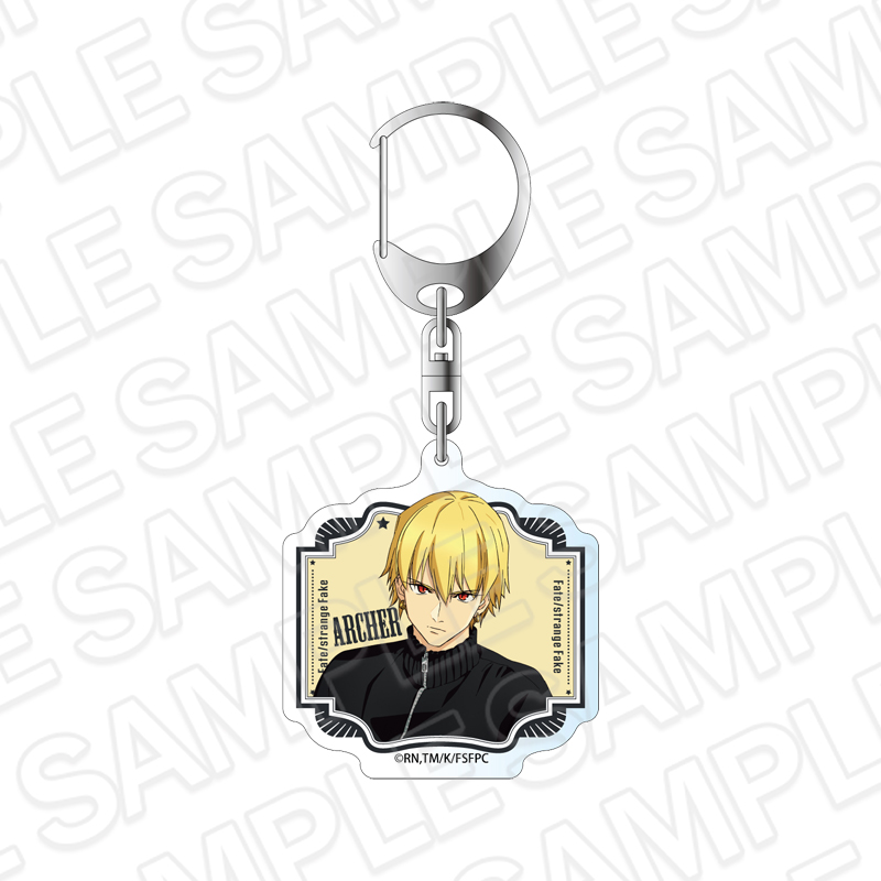 Fate/strange Fake アクリルキーホルダー アーチャー Cafe ver. - 公式商品画像 | AniSmile