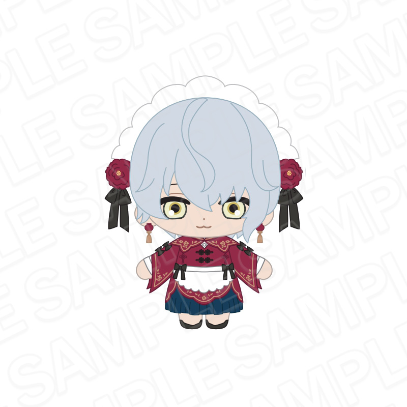 BOYS be MAID!~御曹司メイドボーイ部の日日~ ぬいぐるみキーホルダー 菊 秋明 メイド服 ver. - 公式商品画像 | AniSmile