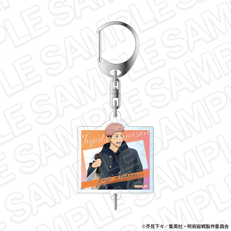 呪術廻戦 5周年 アクリルキーホルダー 虎杖悠仁 shopping ver. - 公式商品画像 | AniSmile