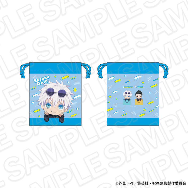 呪術廻戦 5周年 巾着 五条 悟(懐玉・玉折) shopping ミニキャラ ver. - 公式商品画像 | AniSmile