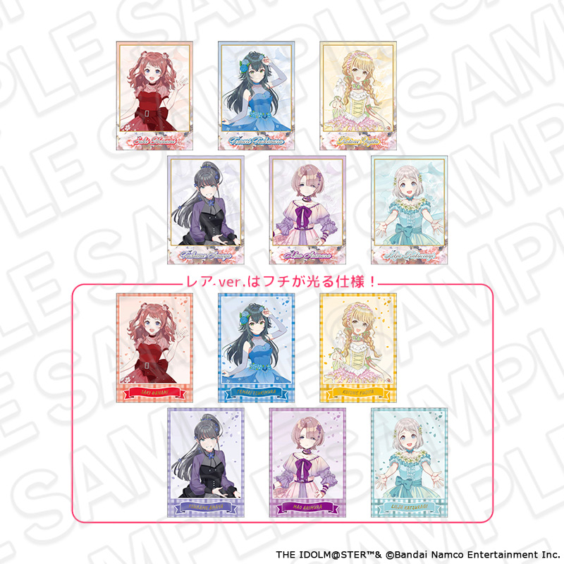 学園アイドルマスター インスタントフォト風ブロマイド(ランダム) A floral dress ver. - 公式商品画像 | AniSmile