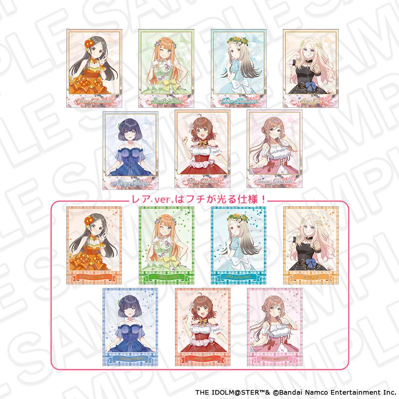学園アイドルマスター インスタントフォト風ブロマイド(ランダム) B floral dress ver. - 公式商品画像 | AniSmile