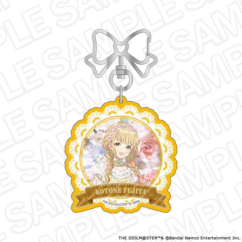 学園アイドルマスター アクリルキーホルダー 藤田ことね floral dress ver. - 公式商品画像 | AniSmile