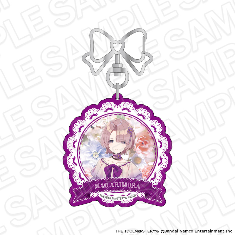 学園アイドルマスター アクリルキーホルダー 有村麻央 floral dress ver. - 公式商品画像 | AniSmile