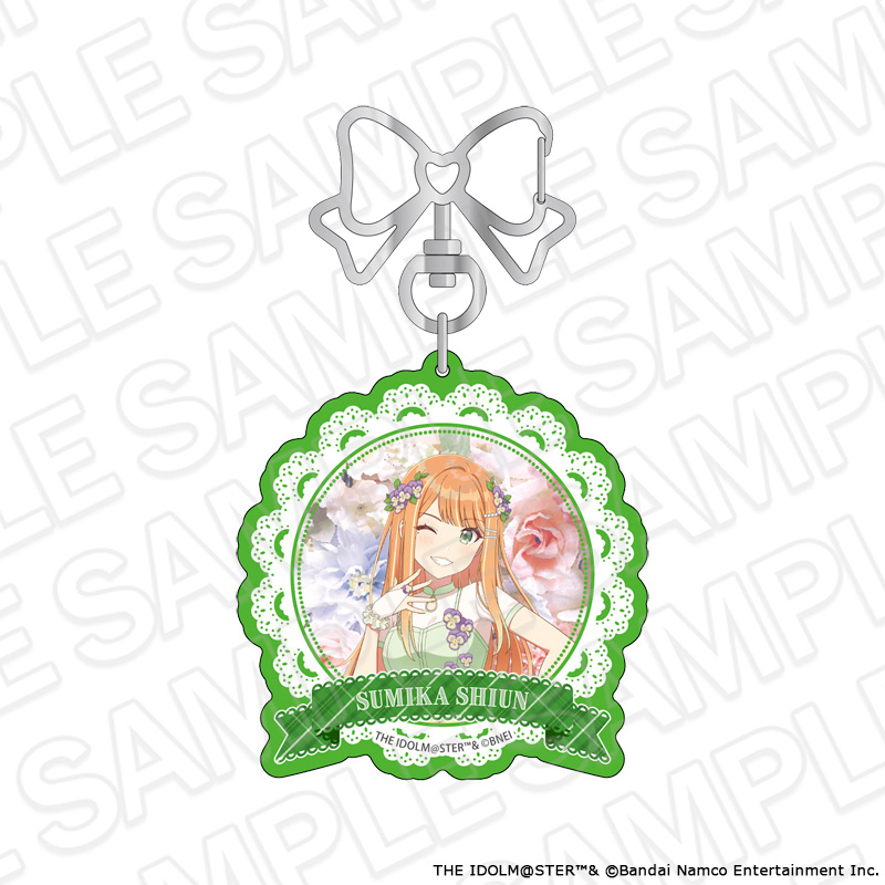 学園アイドルマスター アクリルキーホルダー 紫雲清夏 floral dress ver. - 公式商品画像 | AniSmile