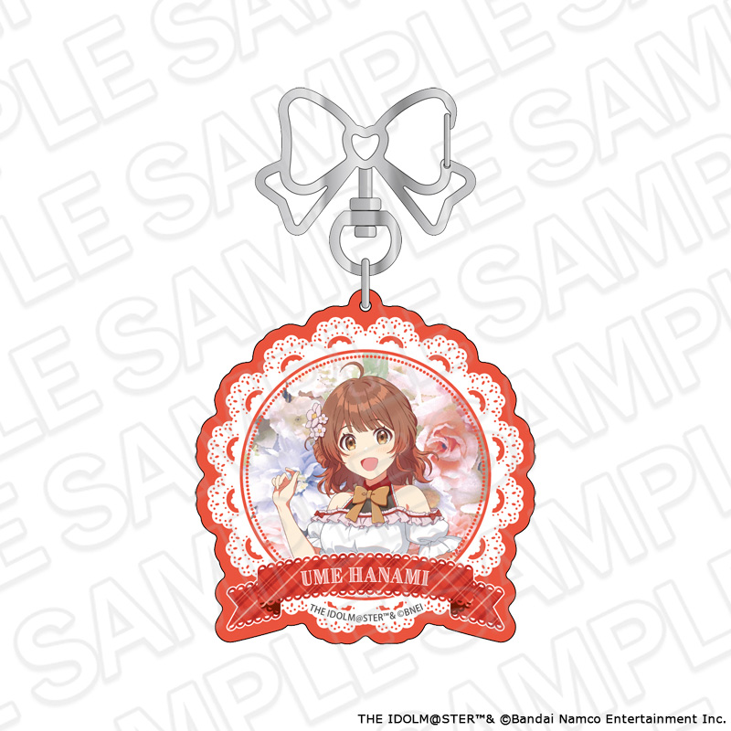 学園アイドルマスター アクリルキーホルダー 花海佑芽 floral dress ver. - 公式商品画像 | AniSmile