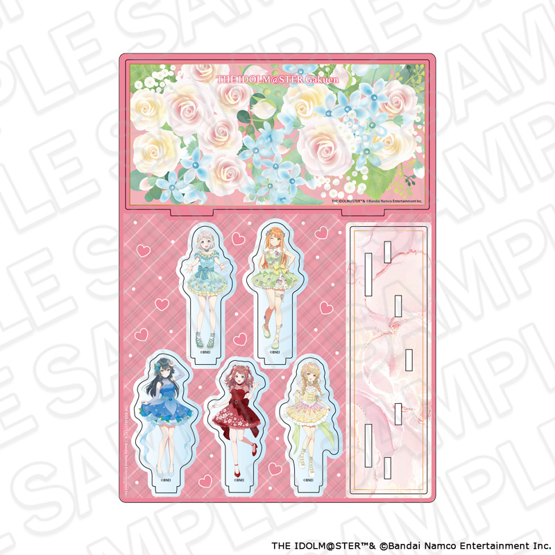 学園アイドルマスター アクリルジオラマ A floral dress ver. - 公式商品画像 | AniSmile