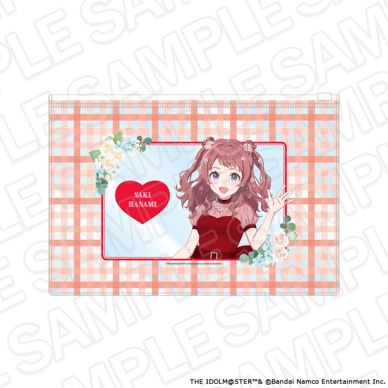 学園アイドルマスター クリアポーチ 花海咲季 floral dress ver. - 公式商品画像 | AniSmile