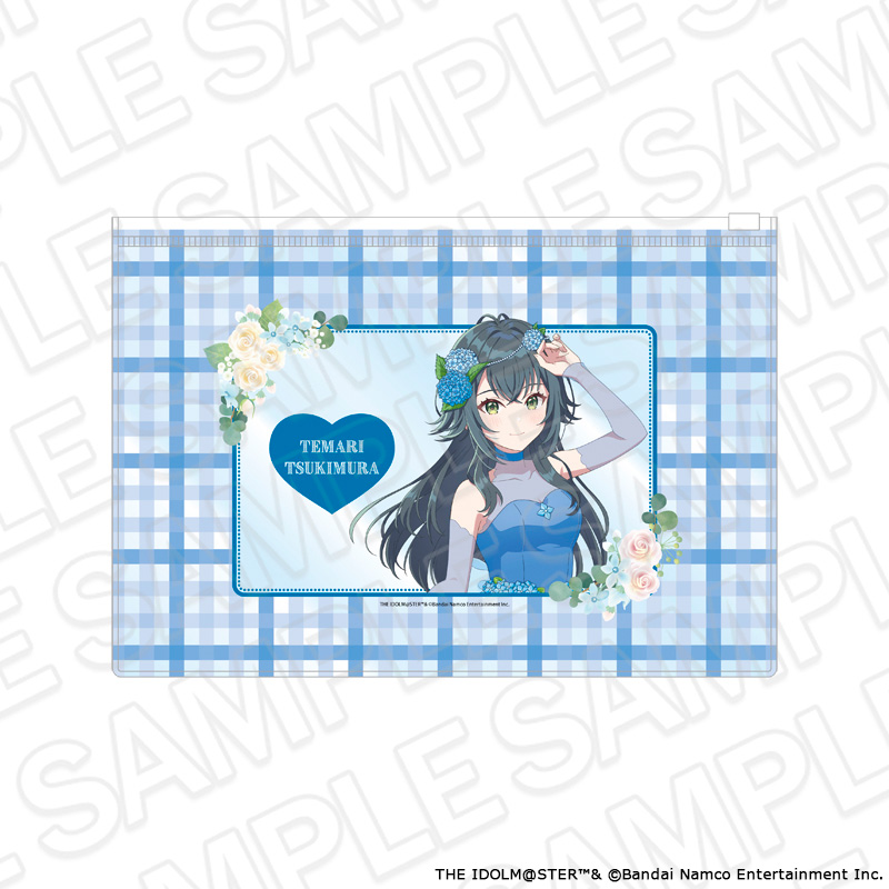 学園アイドルマスター クリアポーチ 月村手毬 floral dress ver. - 公式商品画像 | AniSmile