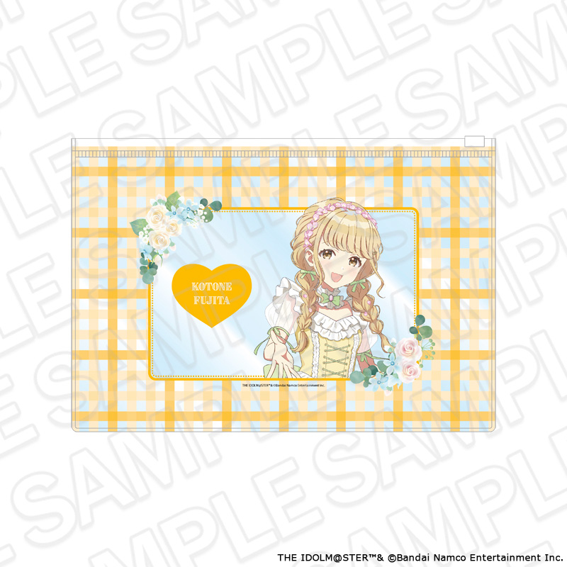 学園アイドルマスター クリアポーチ 藤田ことね floral dress ver. - 公式商品画像 | AniSmile