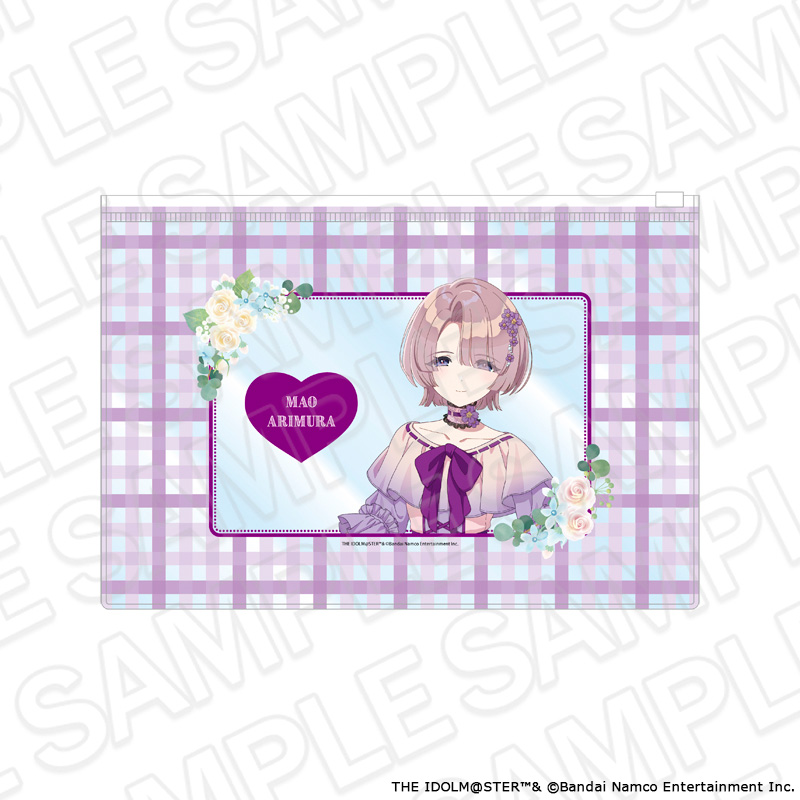 学園アイドルマスター クリアポーチ 有村麻央 floral dress ver. - 公式商品画像 | AniSmile
