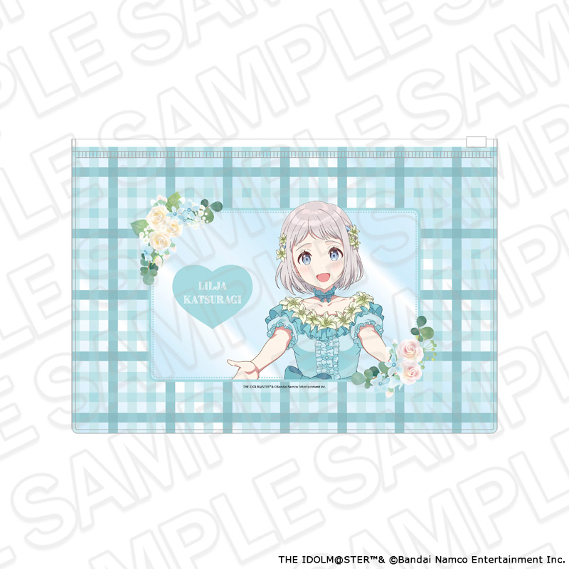 学園アイドルマスター クリアポーチ 葛城リーリヤ floral dress ver. - 公式商品画像 | AniSmile