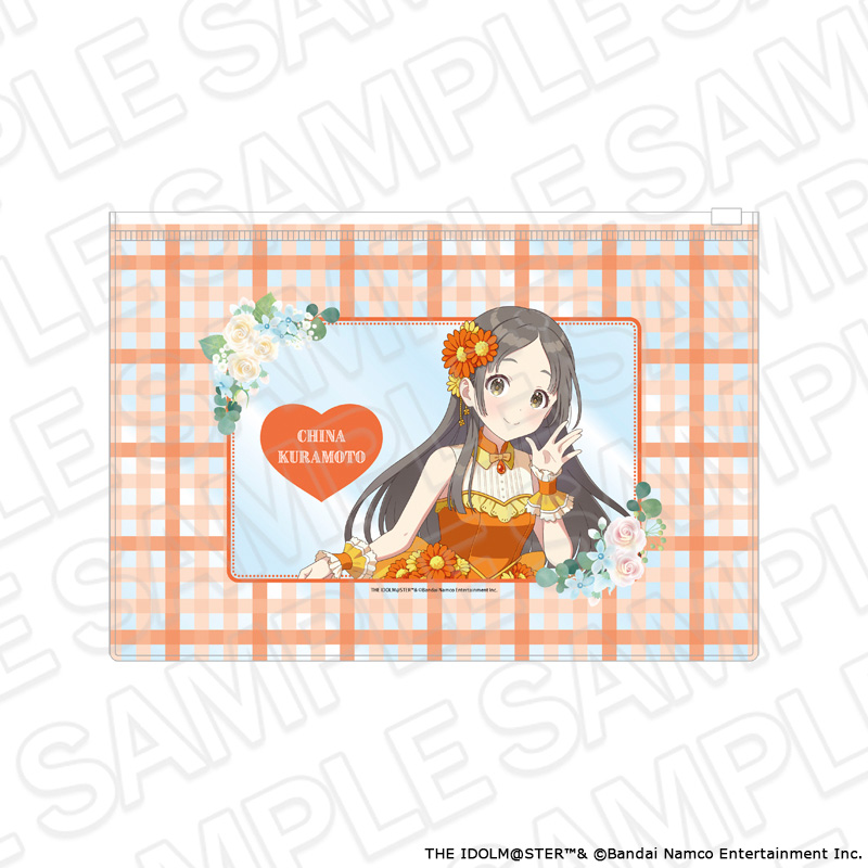 学園アイドルマスター クリアポーチ 倉本千奈 floral dress ver. - 公式商品画像 | AniSmile