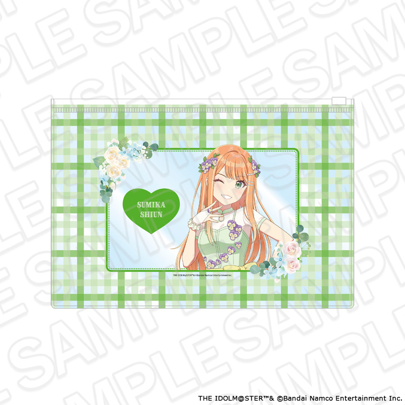 学園アイドルマスター クリアポーチ 紫雲清夏 floral dress ver. - 公式商品画像 | AniSmile
