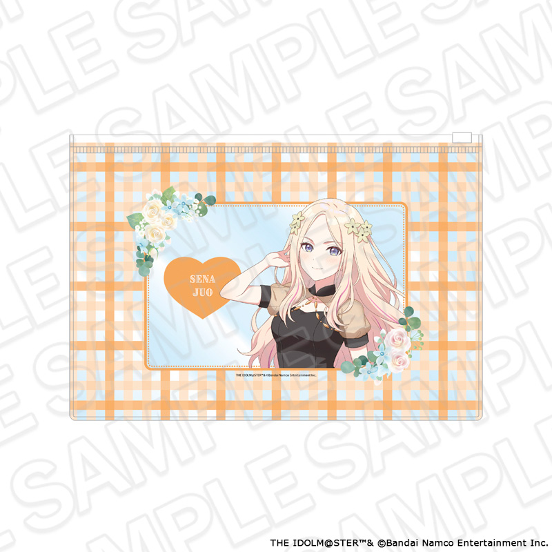 学園アイドルマスター クリアポーチ 十王星南 floral dress ver. - 公式商品画像 | AniSmile