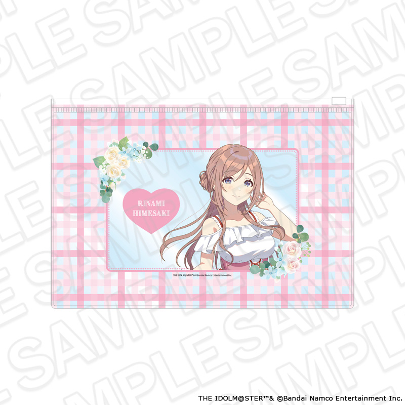 学園アイドルマスター クリアポーチ 姫崎莉波 floral dress ver. - 公式商品画像 | AniSmile