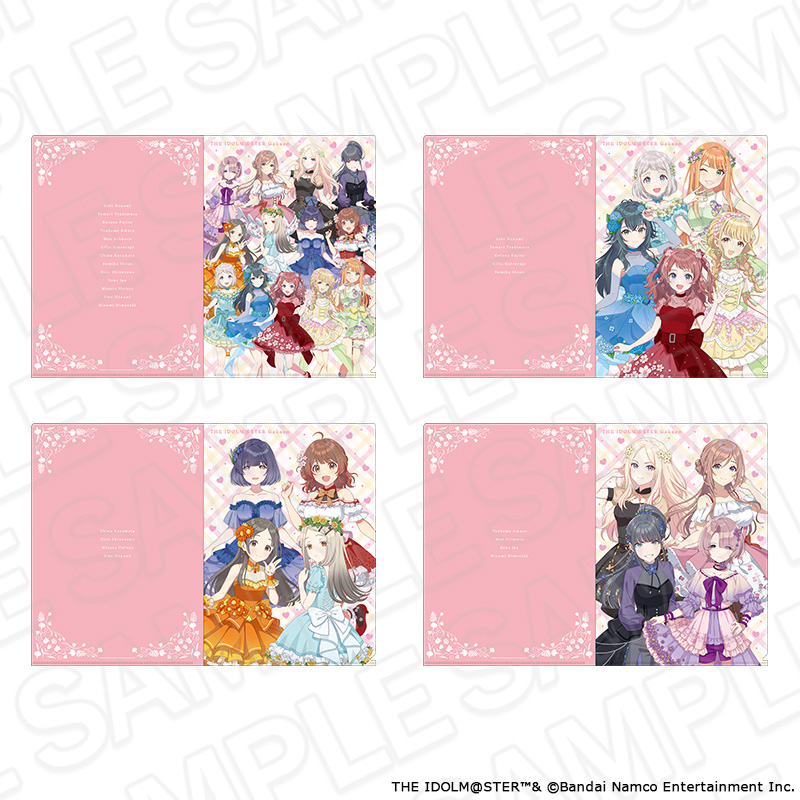 学園アイドルマスター クリアファイルセット floral dress ver. - 公式商品画像 | AniSmile