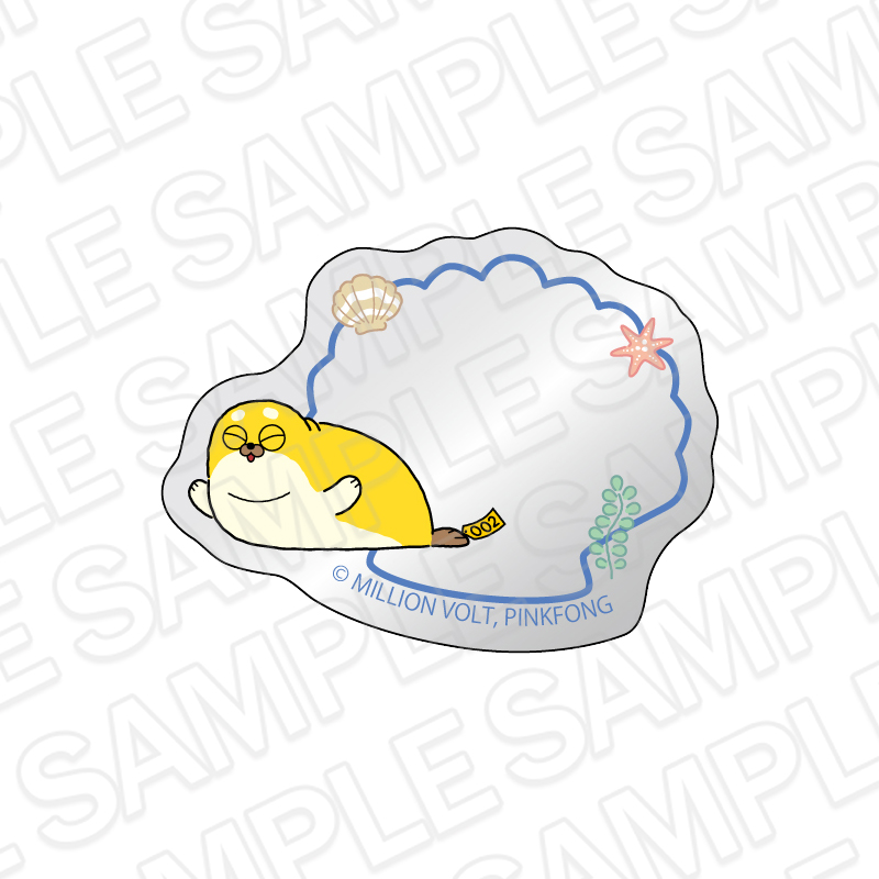 SEALOOK ミラーアクリルステッカー 柴ザラシ - 公式商品画像 | AniSmile