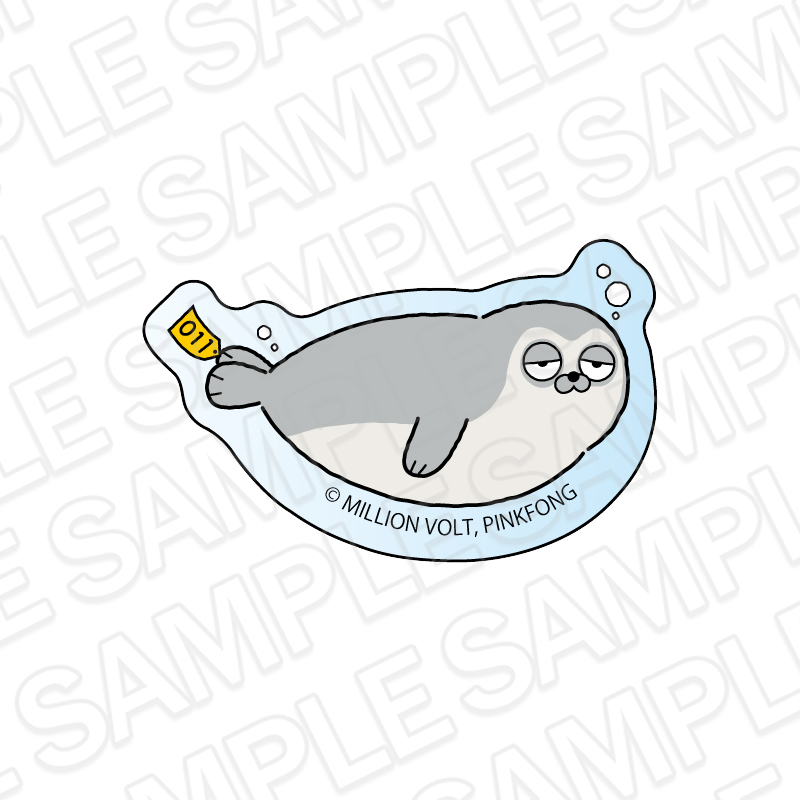 SEALOOK ゆらゆらアクリルブロック 隈ザラシ - 公式商品画像 | AniSmile