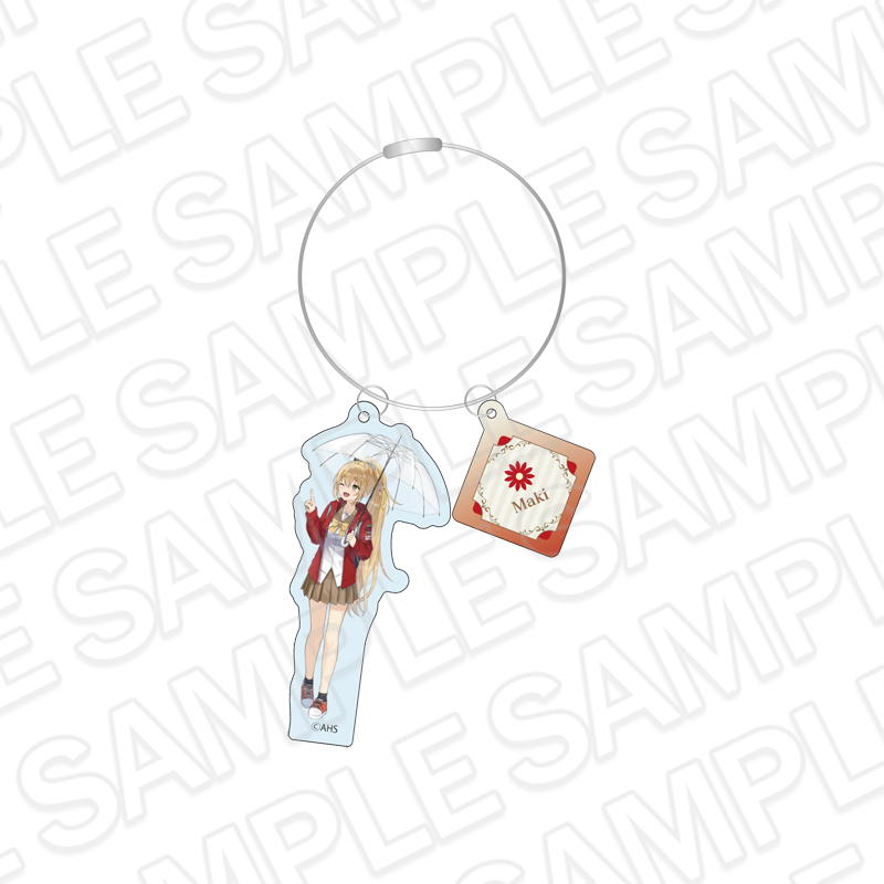 AHSキャラクターズ ワイヤーキーホルダー 弦巻マキ rain ver. - 公式商品画像 | AniSmile