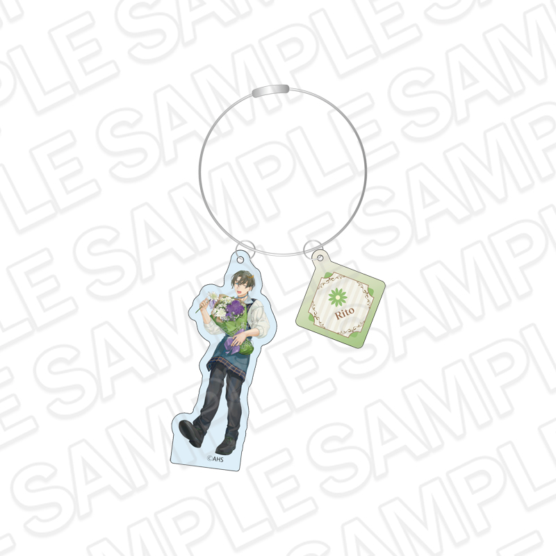 AHSキャラクターズ ワイヤーキーホルダー 水奈瀬リト flower ver. - 公式商品画像 | AniSmile