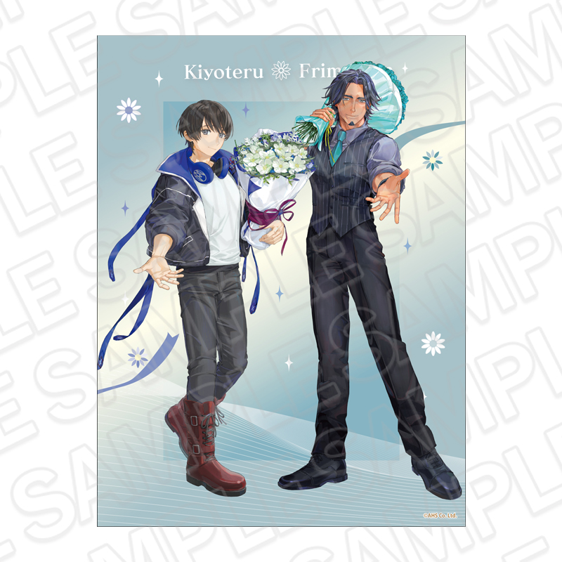 AHSキャラクターズ キャンバスプレート 氷山キヨテル&フリモメン flower ver. - 公式商品画像 | AniSmile