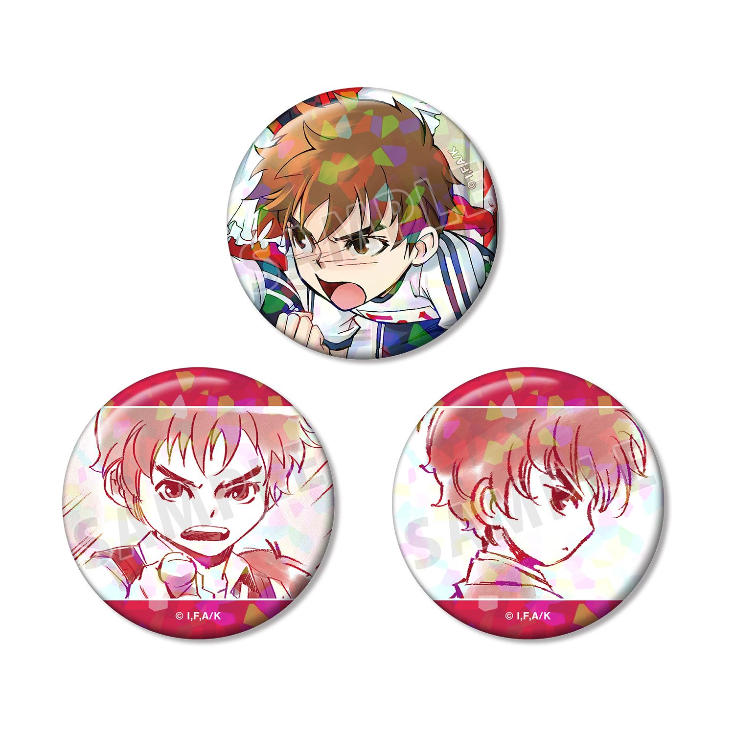 黒魔女さんが通る!! 麻倉良太郎 ホログラム缶バッジ3個セット - 公式商品画像 | AniSmile