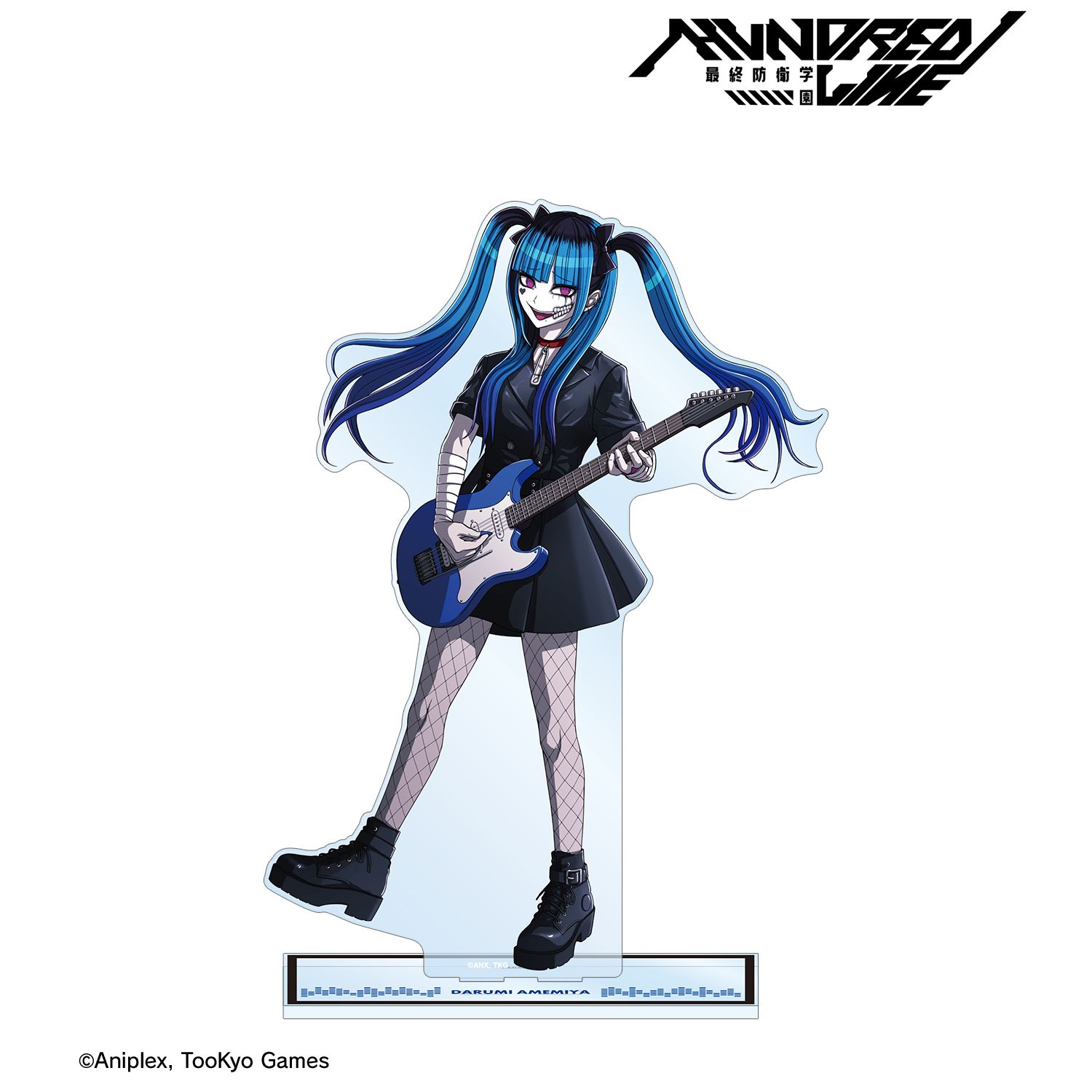 HUNDRED LINE -最終防衛学園- 描き下ろし 飴宮怠美 ロックバンドver. 特大アクリルスタンド 画像 2 | AniSmile
