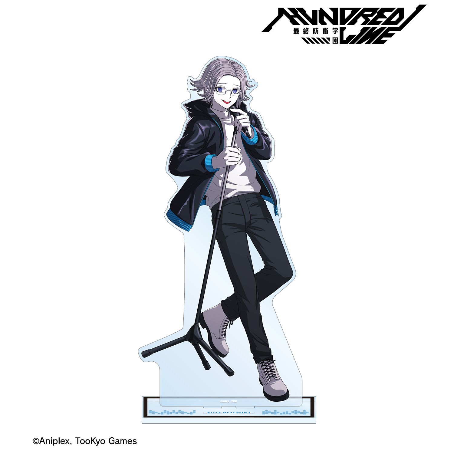 HUNDRED LINE -最終防衛学園- 描き下ろし 蒼月衛人 ロックバンドver. 特大アクリルスタンド 画像 2 | AniSmile