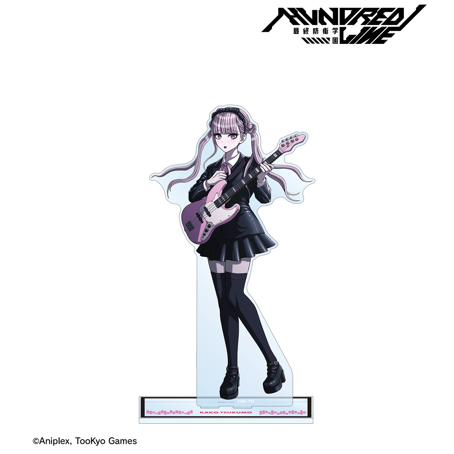 HUNDRED LINE -最終防衛学園- 描き下ろし 九十九過子 ロックバンドver. 特大アクリルスタンド 画像 2 | AniSmile