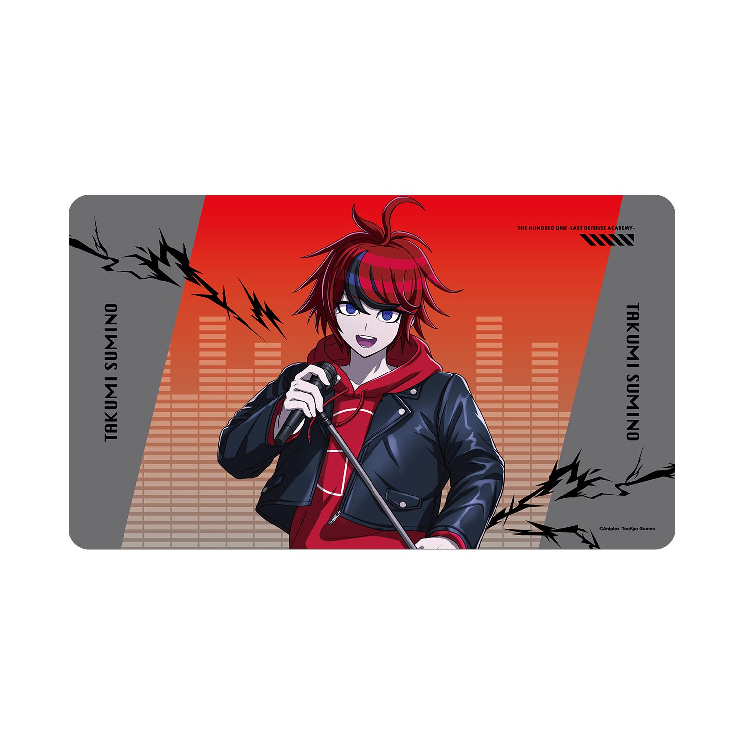 HUNDRED LINE -最終防衛学園- 描き下ろし 澄野拓海 ロックバンドver. マルチデスクマット - 公式商品画像 | AniSmile