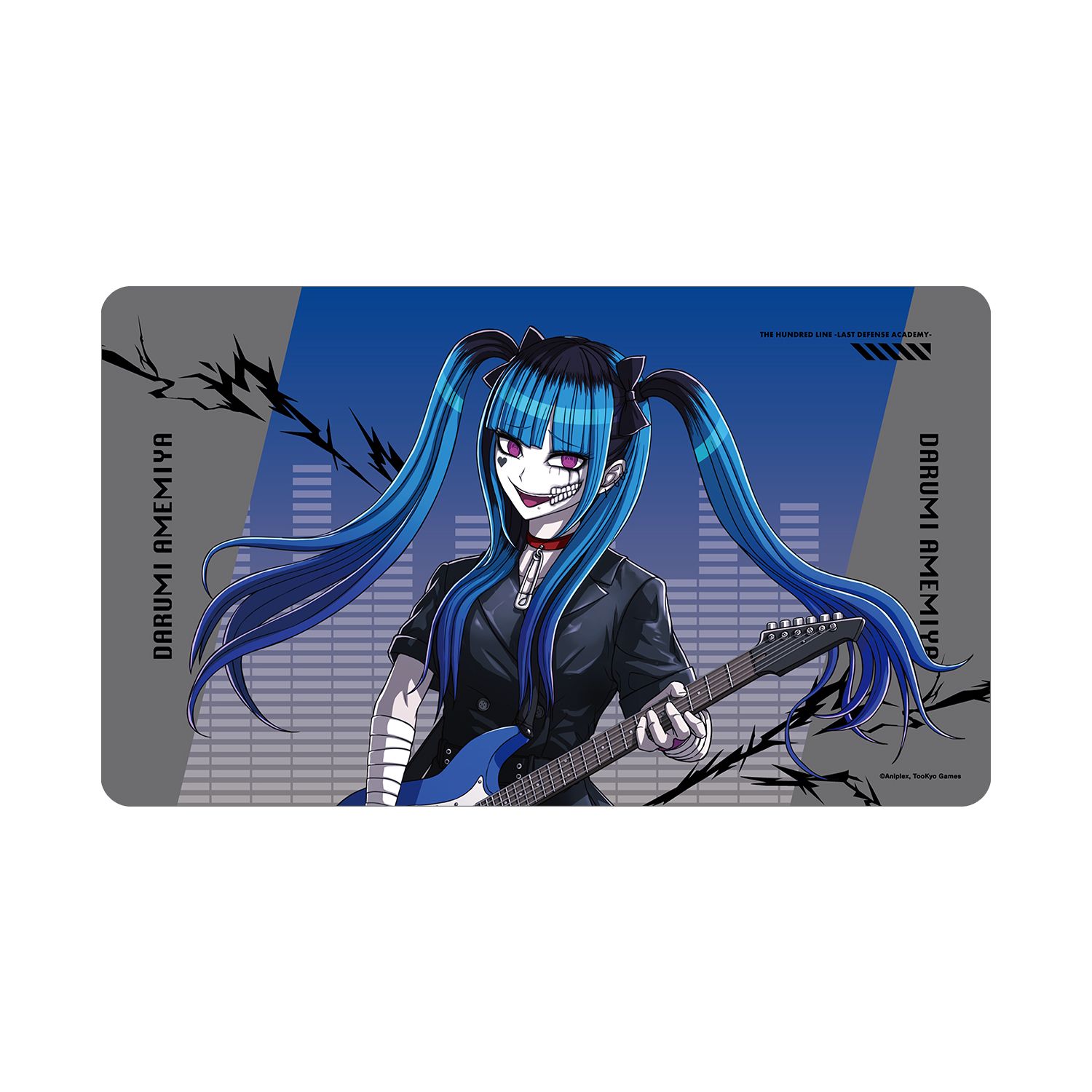 HUNDRED LINE -最終防衛学園- 描き下ろし 飴宮怠美 ロックバンドver. マルチデスクマット - 公式商品画像 | AniSmile
