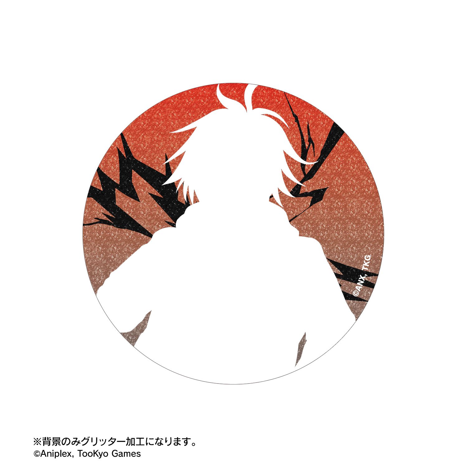 HUNDRED LINE -最終防衛学園- 描き下ろし 澄野拓海 ロックバンドver. 75mmグリッター缶バッジ 画像 3 | AniSmile