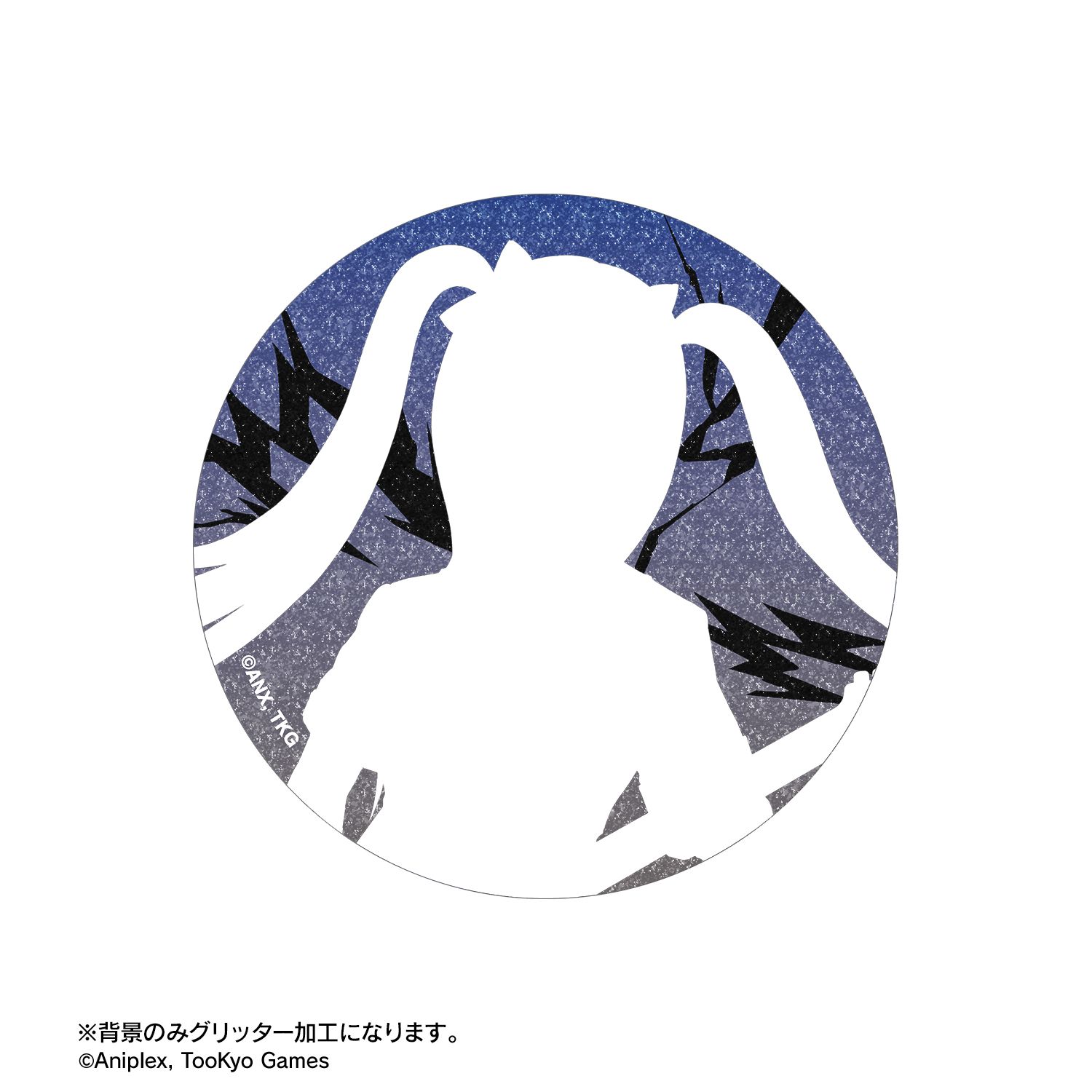 HUNDRED LINE -最終防衛学園- 描き下ろし 飴宮怠美 ロックバンドver. 75mmグリッター缶バッジ 画像 2 | AniSmile