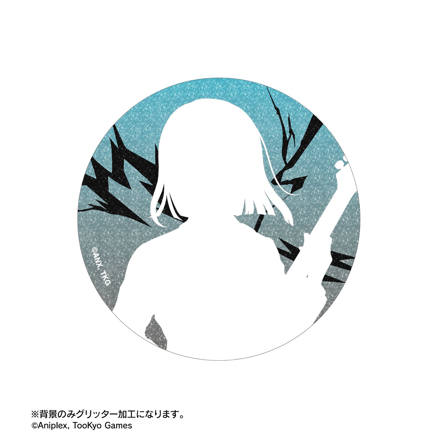 HUNDRED LINE -最終防衛学園- 描き下ろし 九十九今馬 ロックバンドver. 75mmグリッター缶バッジ 画像 2 | AniSmile