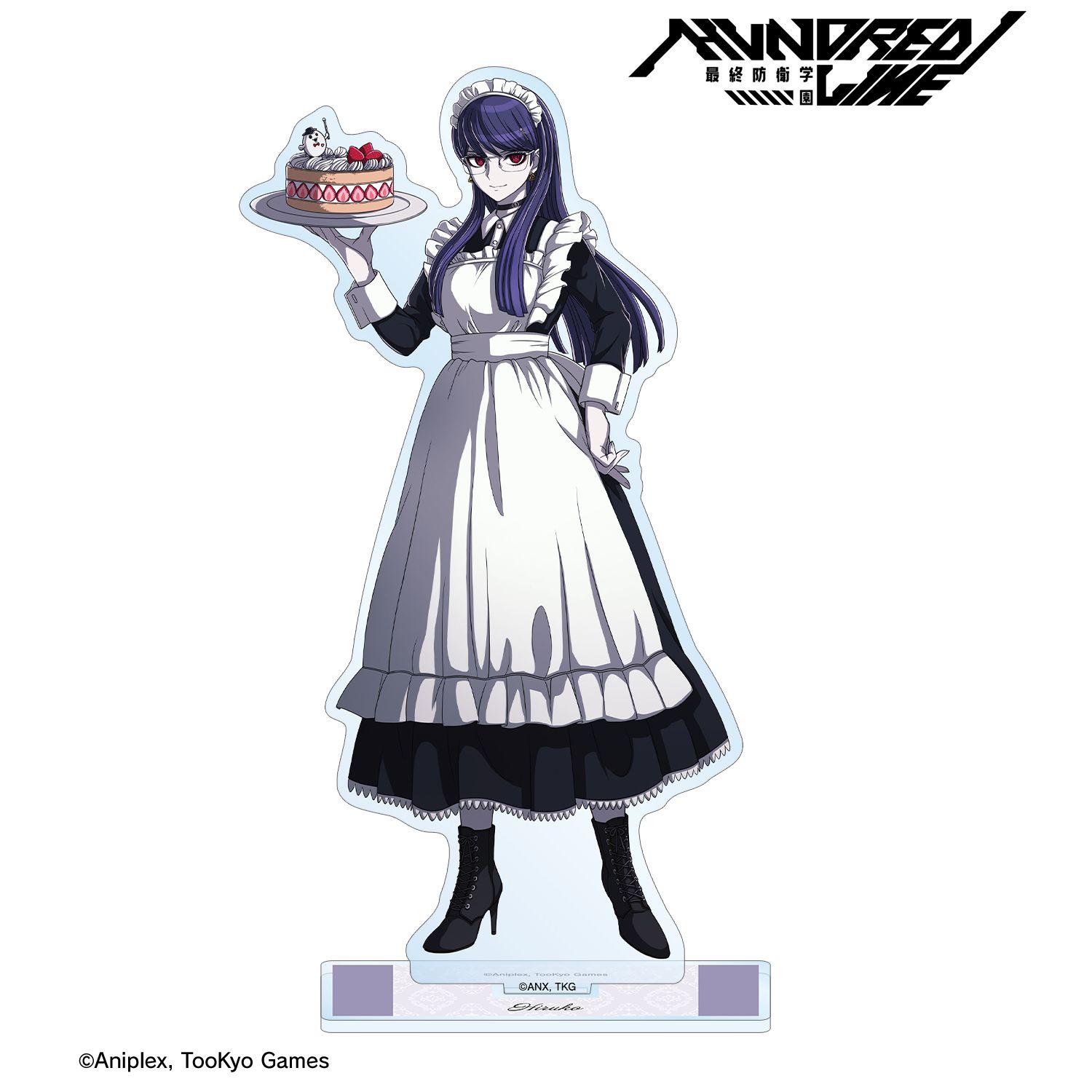HUNDRED LINE -最終防衛学園- 描き下ろし 雫原比留子 メイドver. BIGアクリルスタンド 画像 2 | AniSmile