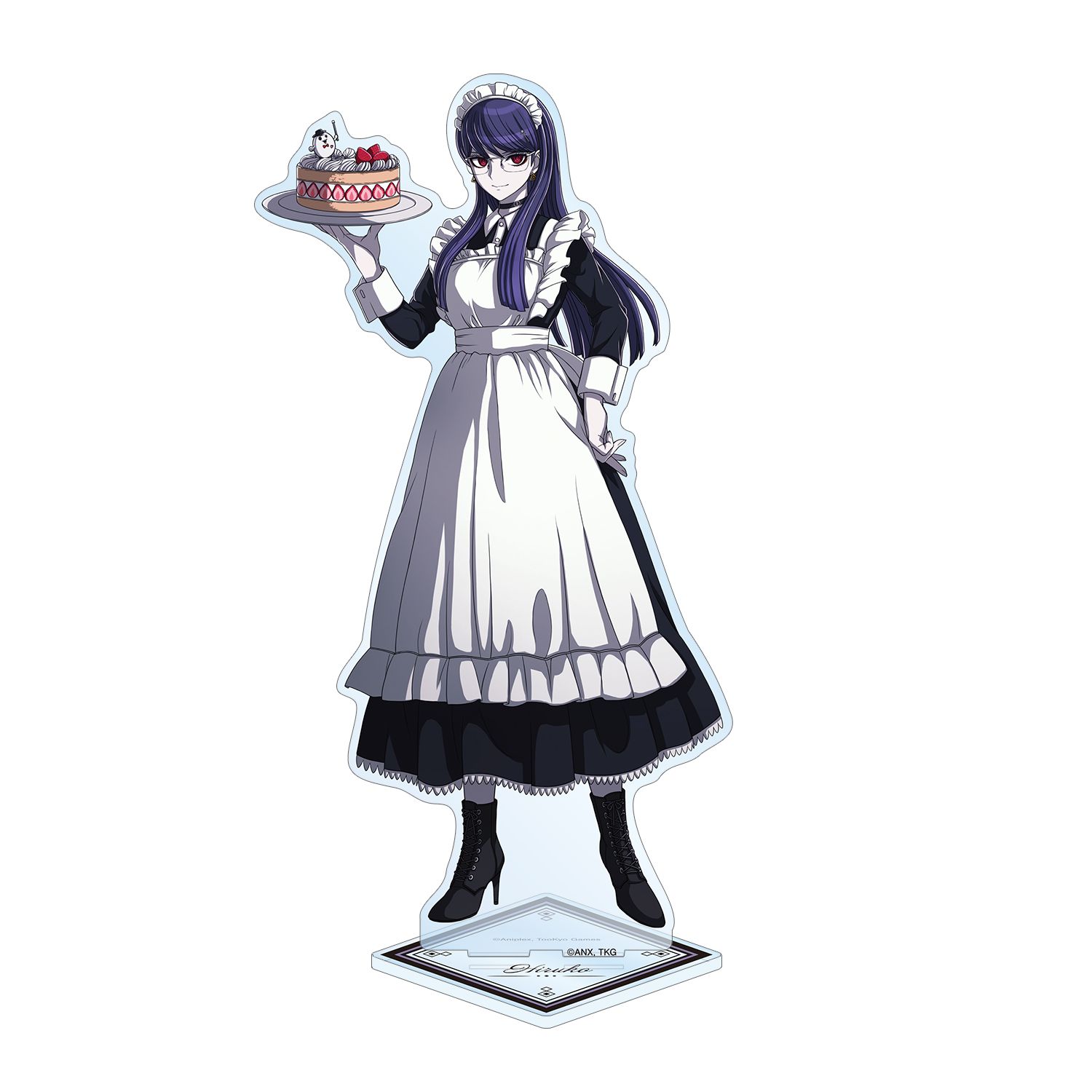 HUNDRED LINE -最終防衛学園- 描き下ろし 雫原比留子 メイドver. 特大アクリルスタンド - 公式商品画像 | AniSmile